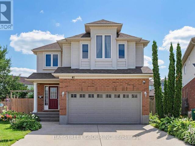 63 DUBRICK CRESCENT Kitchener Ontario, N2E 4A7 - 4 Bedrooms Home For Sale