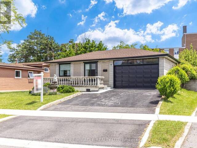 9 WHEATSHEAF CRESCENT Toronto Ontario, M3N 1P7 - 4 Bedrooms Home For Sale