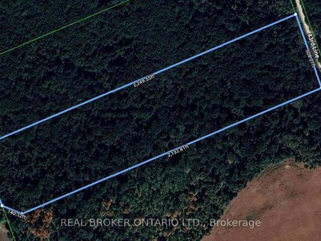 436123 43RD LINE Zorra Ontario, N0J 1J0 - Vacant Land For Sale