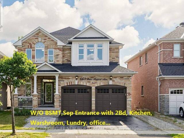 663 PETER RUPERT AVENUE Vaughan Ontario, L6A 0S2 - 6 Bedrooms Home For Sale