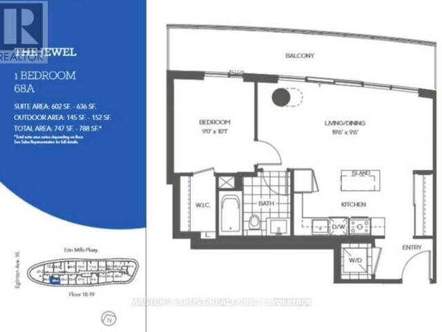 1804 - 2520 EGLINTON AVENUE W Mississauga Ontario, L5M 0Y4 - Property For Sale