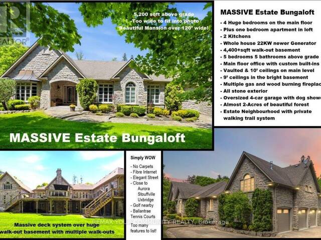 46 LAKE WOODS DRIVE Whitchurch-Stouffville Ontario, L4A 1P1 - 5 Bedrooms Home For Sale