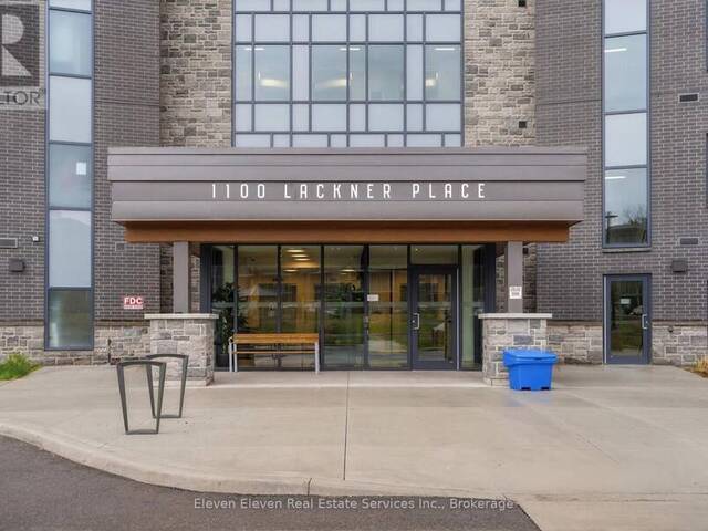 422 - 1100 LACKNER PLACE Kitchener Ontario, N2A 0M1 - 1 Bedroom Condo For Sale