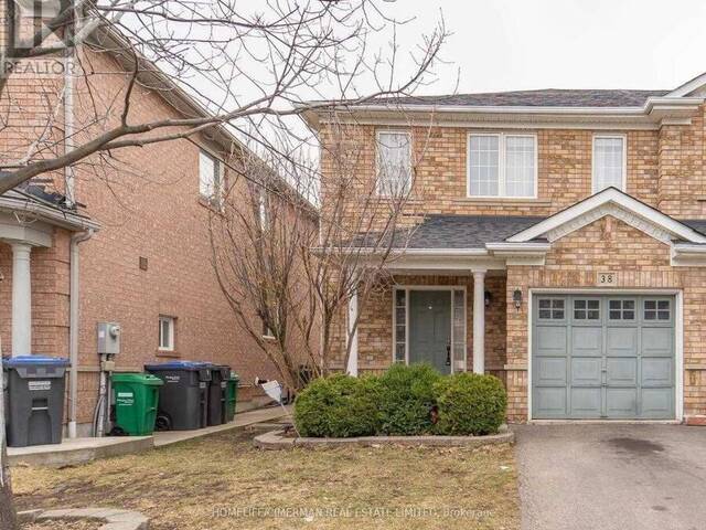 38 TRUMPET VALLEY BOULEVARD Brampton Ontario, L7A 3N8 - 4 Bedrooms Home For Sale
