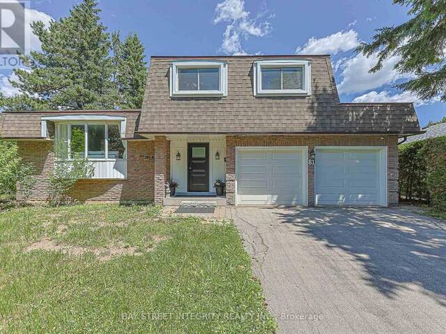 81 DAWN HILL TRAIL Markham Ontario, L3T 3B4 - Property For Sale