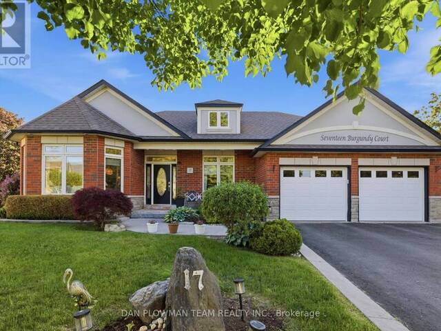 17 BURGUNDY COURT Whitby Ontario, L1R 3H7 - 4 Bedrooms Home For Sale