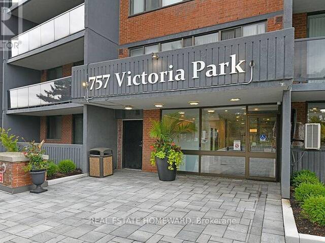 106 - 757 VICTORIA PARK AVENUE Toronto Ontario, M4C 5N8 - 2 Bedrooms Condo For Sale