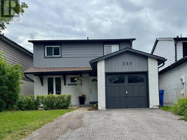233 THOMS CRESCENT Newmarket Ontario, L3Y 1C9 - Property For Sale