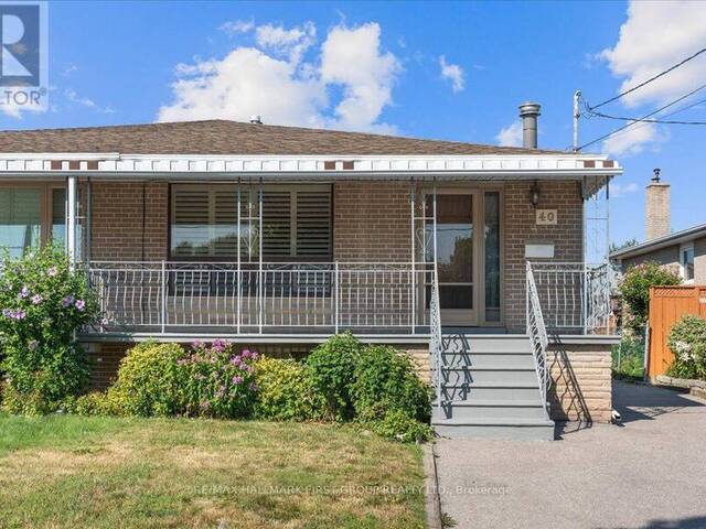 40 CHERRYLAWN AVENUE Toronto Ontario, M9L 2B4 - 3 Bedrooms Home For Sale