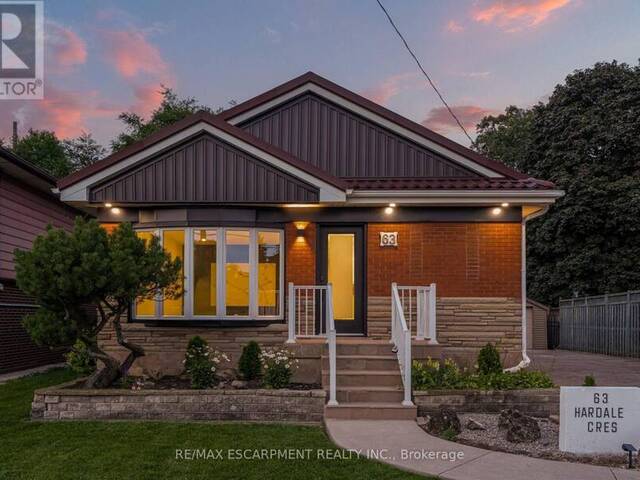 63 HARDALE CRESCENT Hamilton Ontario, L8T 1X9 - 4 Bedrooms Home For Sale