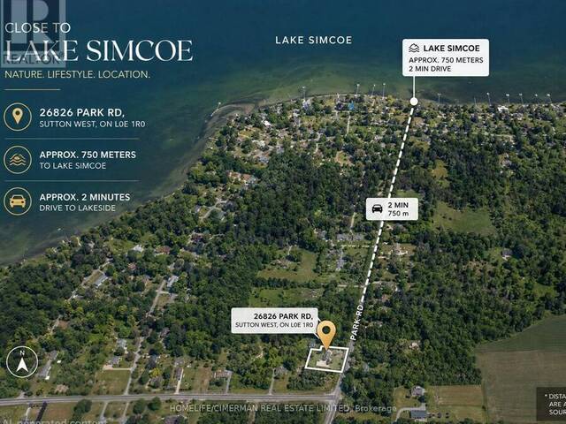 26826 PARK ROAD Georgina Ontario, L0E 1R0 - 2 Bedrooms Home For Sale
