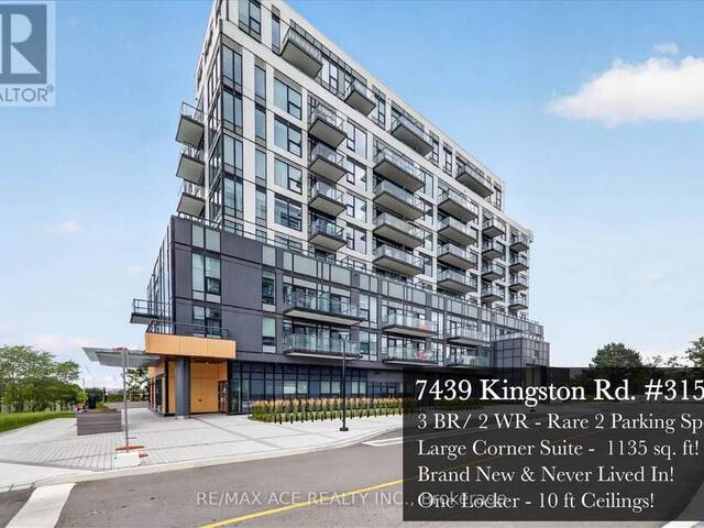 315 - 7439 KINGSTON ROAD Toronto Ontario, M1B 0G1 - 3 Bedrooms Condo For Sale