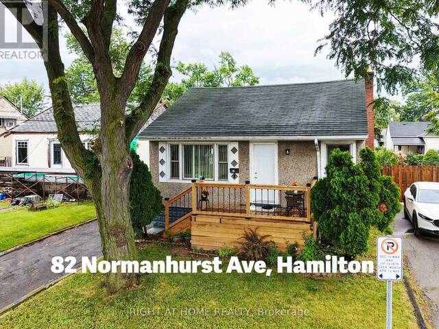 82 NORMANHURST AVENUE Hamilton Ontario, L8H 5M6 - 4 Bedrooms Home For Sale