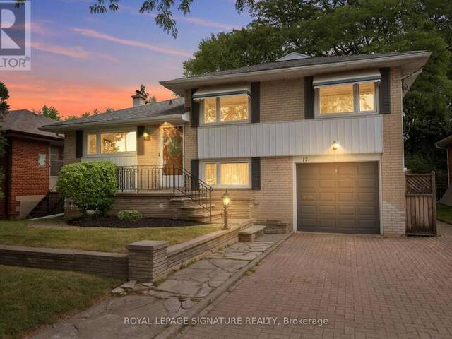 17 TEMPLAR DRIVE Toronto Ontario, M9R 3C6 - 4 Bedrooms Home For Sale
