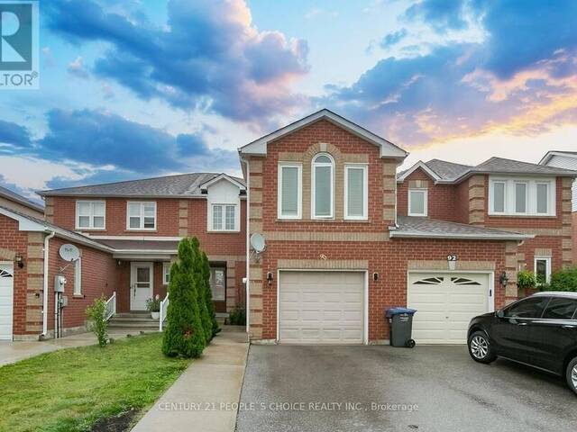 90 WHITE TAIL CRESCENT Brampton Ontario, L6Y 5B9 - 3 Bedrooms Home For Sale
