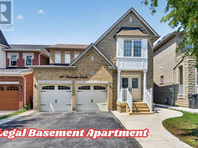 50 PENBRIDGE CIRCLE Brampton Ontario, L7A 2P9 - 5 Bedrooms Home For Sale
