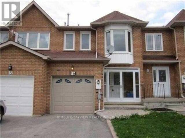 16 THAMES COURT Richmond Hill Ontario, L4B 1N4 - 3 Bedrooms Home For Sale