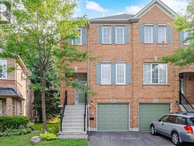 42 - 5530 GLEN ERIN DRIVE Mississauga Ontario, L5M 6E8 - 3 Bedrooms Condo For Sale