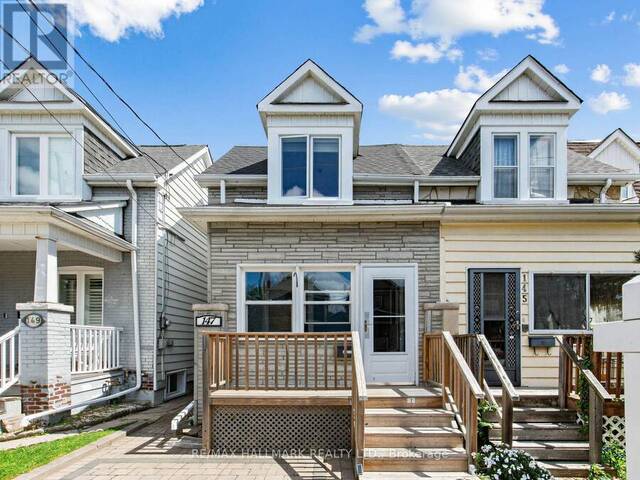 147 CHISHOLM AVENUE Toronto Ontario, M4C 4V9 - 2 Bedrooms Home For Sale
