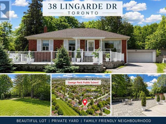 38 LINGARDE DRIVE Toronto Ontario, M1R 1X6 - 3 Bedrooms Home For Sale
