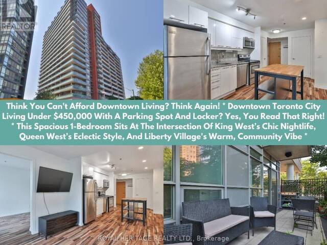 104 - 38 JOE SHUSTER WAY Toronto Ontario, M6K 0A5 - 1 Bedroom Condo For Sale