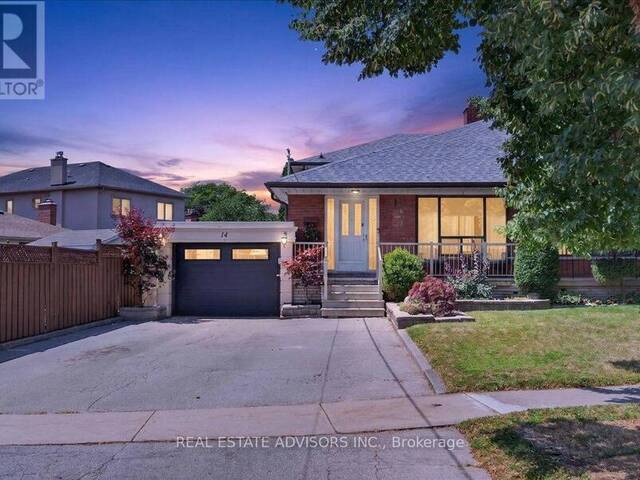 14 GRAMPIAN CRESCENT Toronto Ontario, M9L 2L3 - 4 Bedrooms Home For Sale