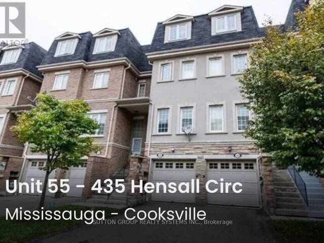 55 - 435 HENSALL CIRCLE Mississauga Ontario, L5A 4P1 - 3 Bedrooms Condo For Sale