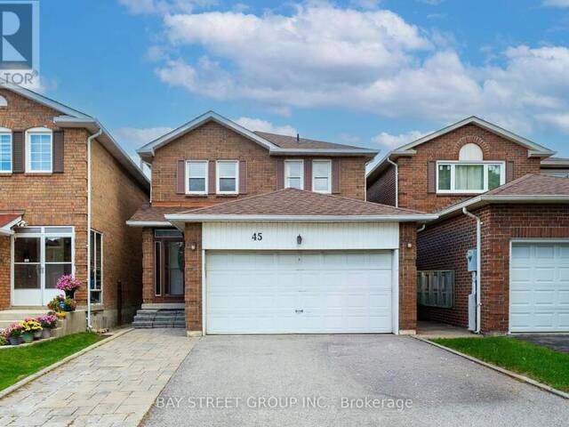 45 THURMAN ROAD Vaughan Ontario, L4J 6S6 - 3 Bedrooms Home For Sale