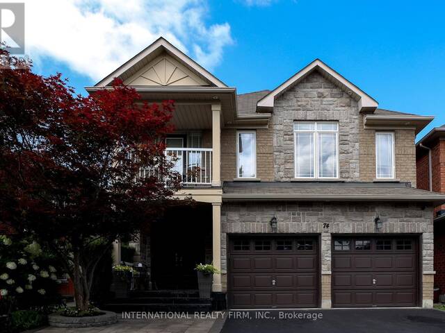 74 REGATTA AVENUE Richmond Hill Ontario, L4E 4R1 - 4 Bedrooms Home For Sale