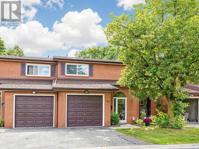 40 - 90 CROCKAMHILL DRIVE Toronto Ontario, M1S 2K9 - 4 Bedrooms Condo For Sale