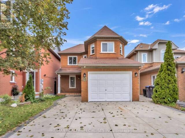 51 BLUE SPRUCE STREET Brampton Ontario, L6R 1C4 - 5 Bedrooms Home For Sale