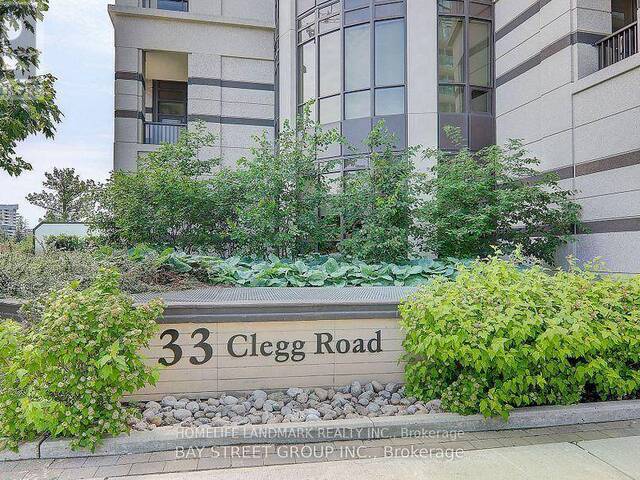 1102 - 33 CLEGG ROAD Markham Ontario, L6G 0G6 - 1 Bedroom Condo For Sale