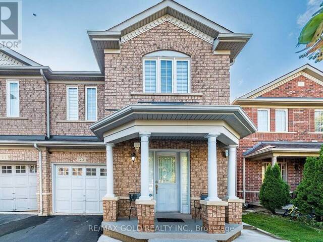 23 ASHMERE ROAD Brampton Ontario, L7A 1W9 - 4 Bedrooms Home For Sale