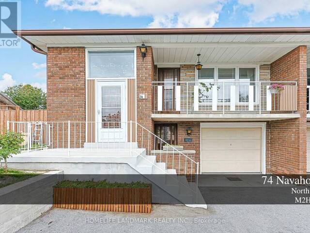74 NAVAHO DRIVE Toronto Ontario, M2H 2X3 - Property For Sale