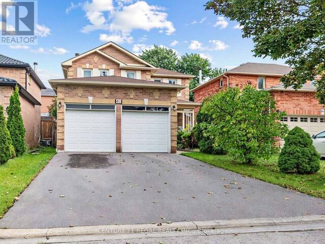 41 COE DRIVE Ajax Ontario, L1T 3H9 - 4 Bedrooms Home For Sale