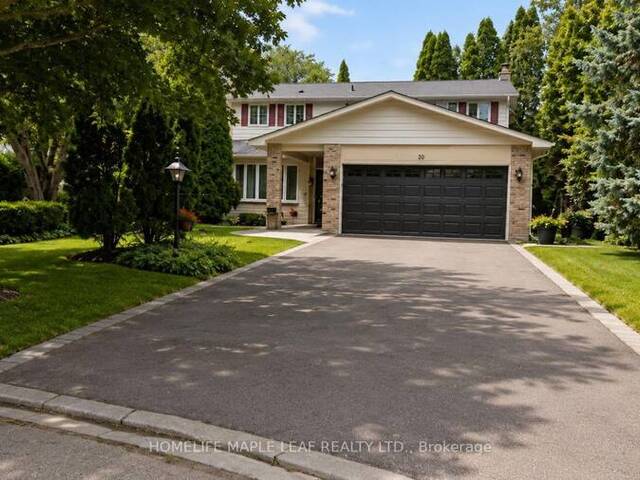 20 BROOKFIELD COURT Markham Ontario, L3P 2W9 - 4 Bedrooms Home For Sale
