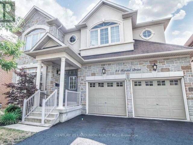 21 HENDEL DRIVE Vaughan Ontario, L4J 9H7 - 4 Bedrooms Home For Sale