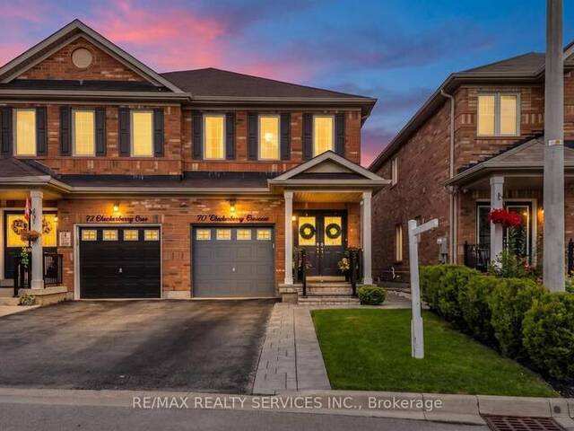 70 CHECKERBERRY CRESCENT Brampton Ontario, L6R 3P8 - 4 Bedrooms Home For Sale