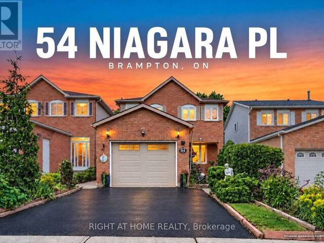 54 NIAGARA PLACE Brampton Ontario, L6S 4Y8 - 5 Bedrooms Home For Sale