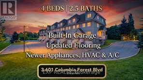 3 - 601 COLUMBIA FOREST BOULEVARD | Waterloo Ontario | Slide Image One