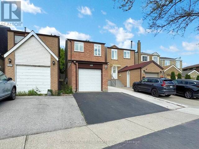 109 SPYGLASS HILL ROAD Vaughan Ontario, L4K 2K6 - 4 Bedrooms Home For Sale