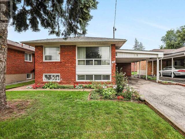 15 WETHERBY DRIVE Toronto Ontario, M1J 1L5 - 5 Bedrooms Home For Sale