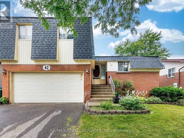 42 LINKDALE ROAD Brampton Ontario, L6V 2Y6 - 3 Bedrooms Home For Sale