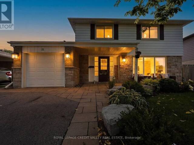 31 MELVILLE CRESCENT Brampton Ontario, L6W 2S3 - 3 Bedrooms Home For Sale