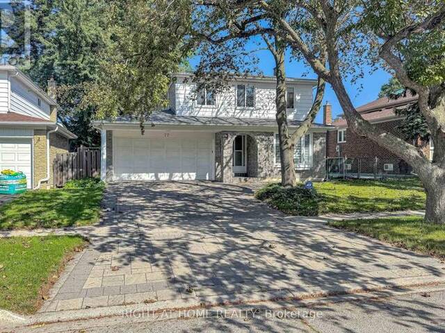77 PEBBLEHILL SQUARE Toronto Ontario, M1S 2P8 - 5 Bedrooms Home For Sale