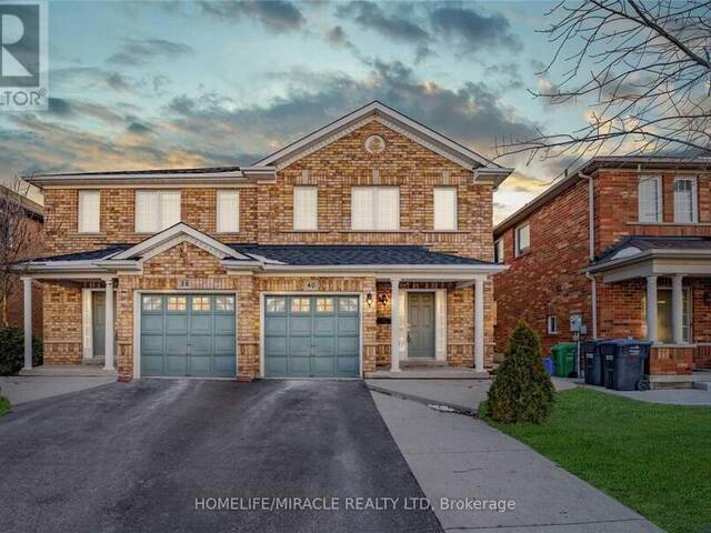 40 TRUMPET VALLEY BOULEVARD Brampton Ontario, L7A 3N8 - 3 Bedrooms Home For Sale