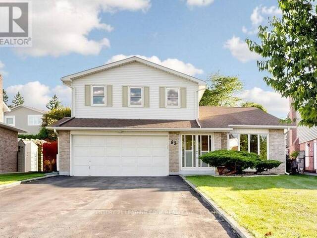 63 MANSFIELD STREET Brampton Ontario, L6S 2X9 - 4 Bedrooms Home For Sale
