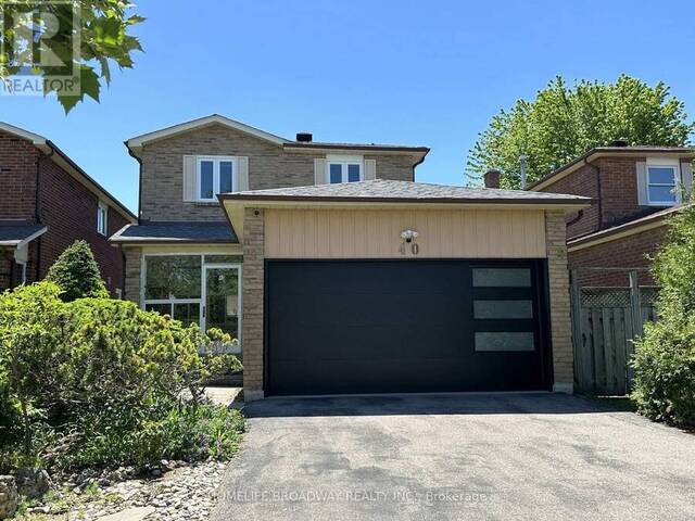40 BENDAMERE CRESCENT Markham Ontario, L3P 6Y1 - 4 Bedrooms Home For Sale