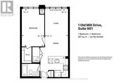 901 - 1 OLD MILL DRIVE | Toronto Ontario | Slide Image Twenty-nine
