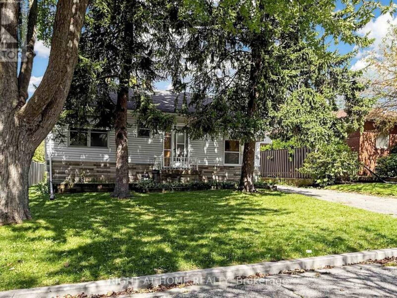 74 MINERVA AVENUE, Toronto, Ontario M1M 1V4